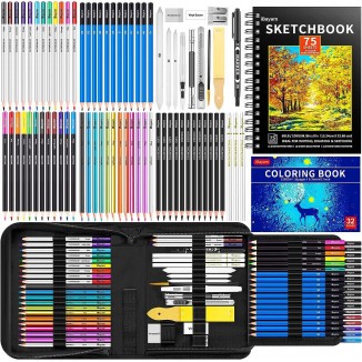 iBayam 78-Pack Drawing Set Sketching Kit