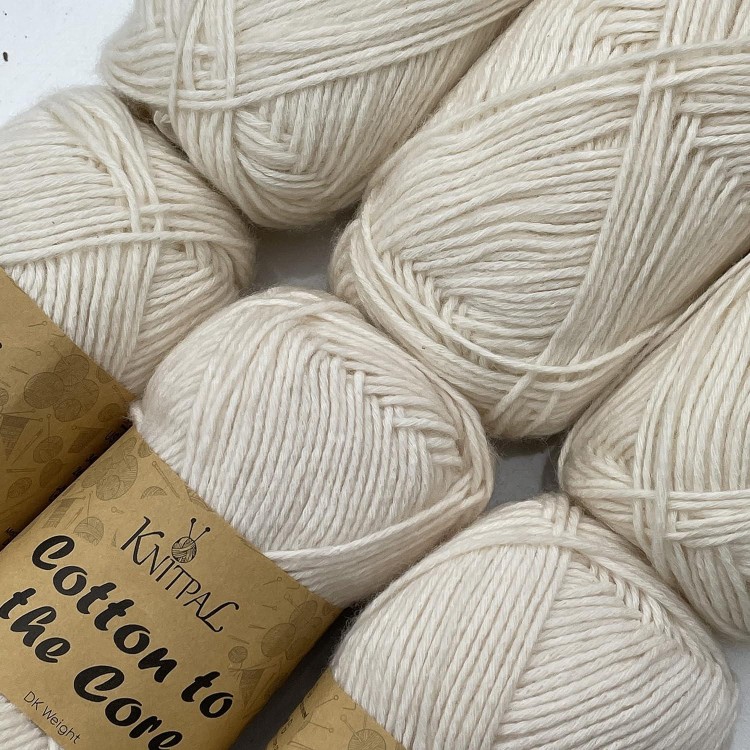 Cotton to The Core Knit & Crochet Yarn, 6 skeins, 852 yards/300 Grams