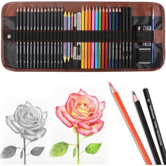 Heshengping, Sketching Pencil Set Drawing Pen Charcoal Sketch Kit