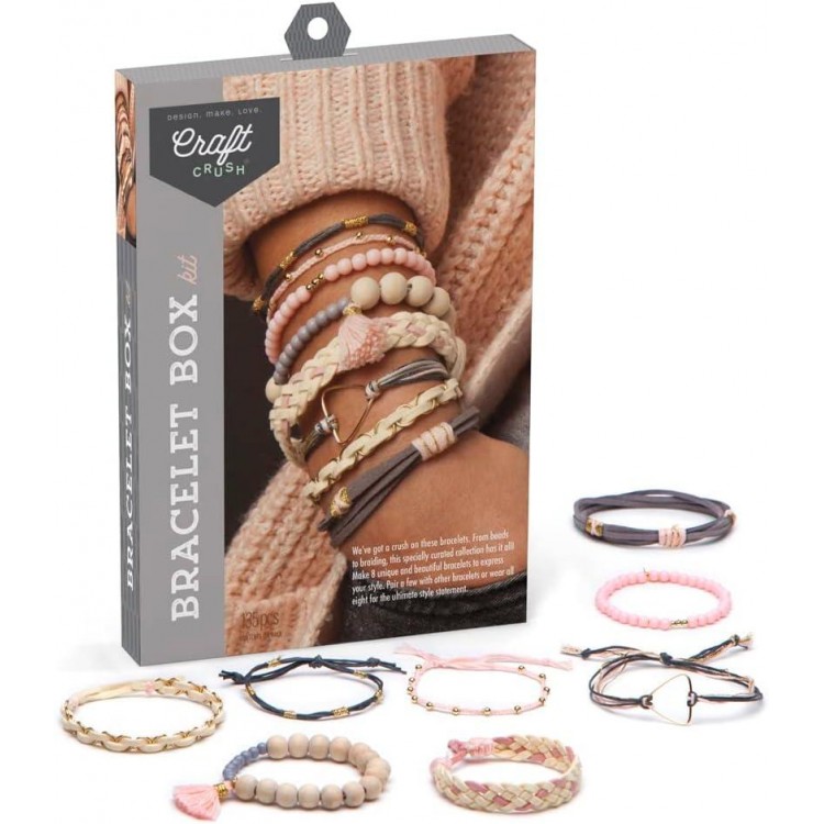 Craft Crush Bracelet Maker Set - DIY Jewelry Making Kit For Teens & Adults