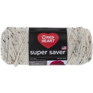 RED HEART Super Saver Yarn, Aran Fleck