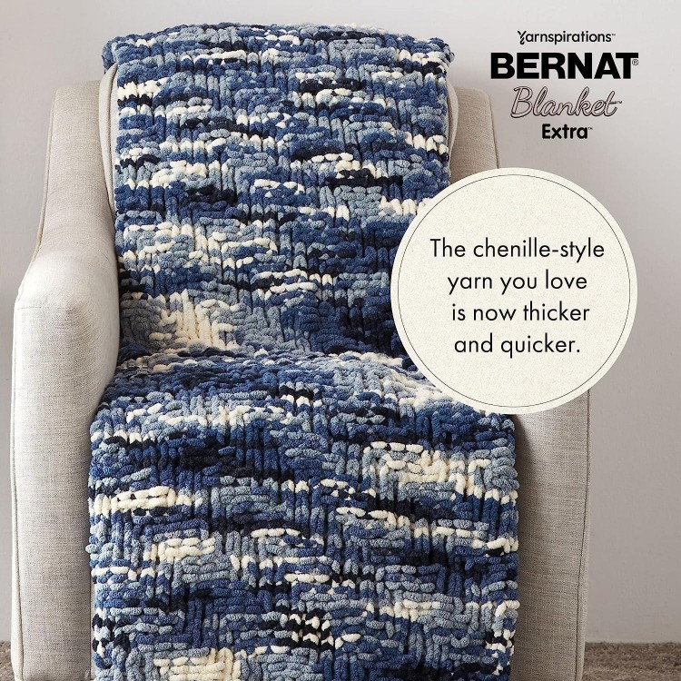 Bernat Blanket Extra Chunky Chenile Acrylic Yarn
