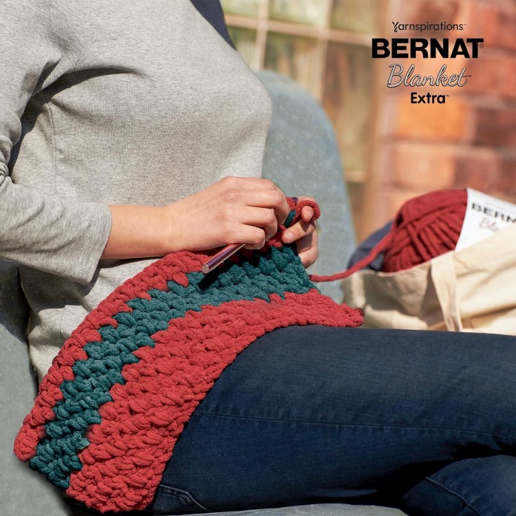 Bernat Blanket Extra Chunky Chenile Acrylic Yarn