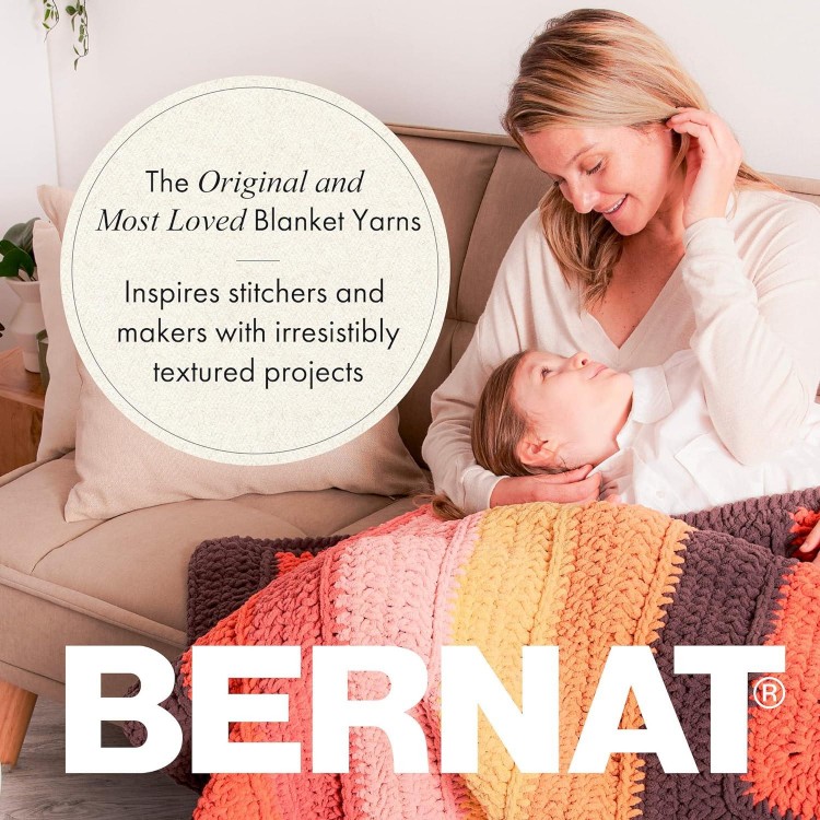 Bernat Blanket Extra Chunky Chenile Acrylic Yarn