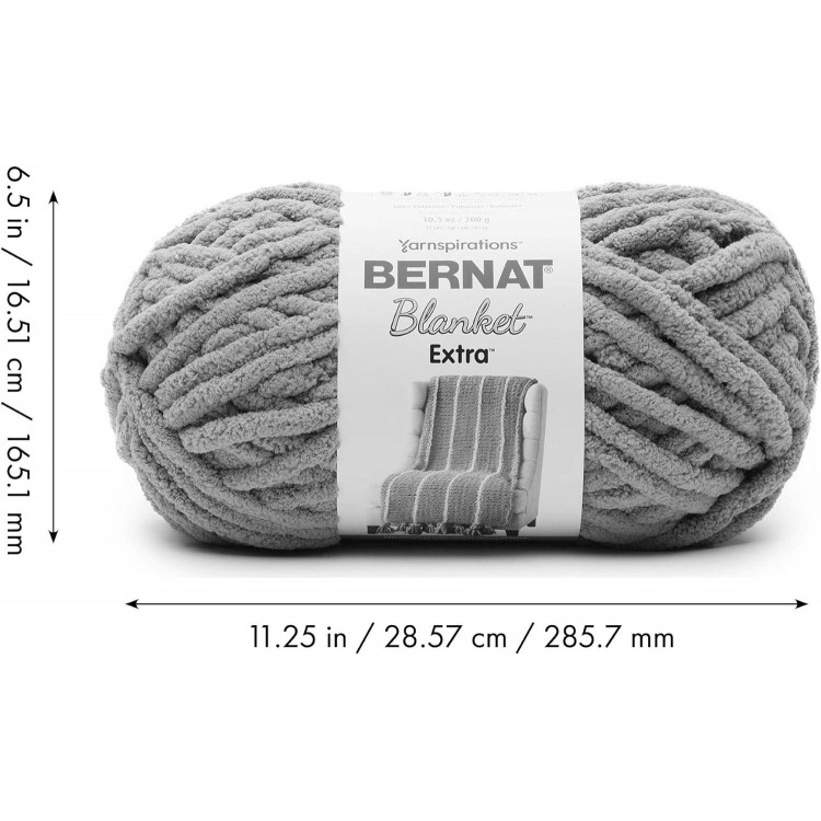 Bernat Blanket Extra Chunky Chenile Acrylic Yarn