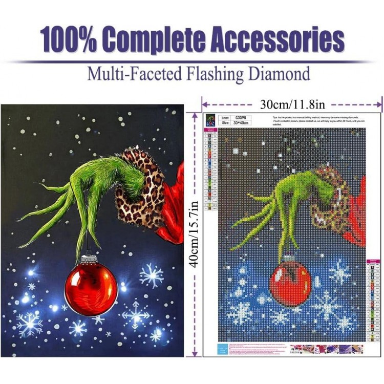 LWZAYS Diamond Painting Kits for Adults,5D Full Drill Diamond Dots Gem Art Kits