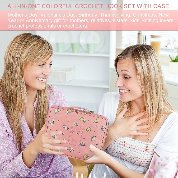 Aeelike Crochet Kit for Beginners Adults, Crochet Kits Include Yarn