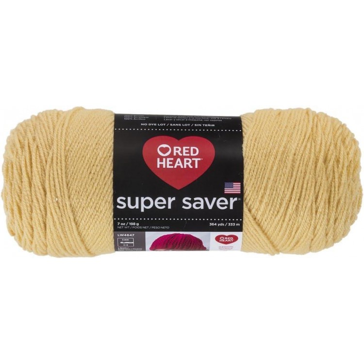 RED HEART Super Saver Yarn, Cornmeal