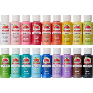 Apple Barrel Acrylic Paint Set,Assorted Matte Finish Colors For Painting