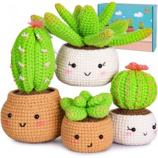 Crochetta Crochet Kit for Beginners - Crochet Starter Kit,DIY Knitting Supplies