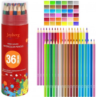 36-Color Watercolor Pencils, Water Color Pencils Set