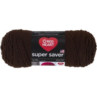 RED HEART Super Saver Yarn, Coffee