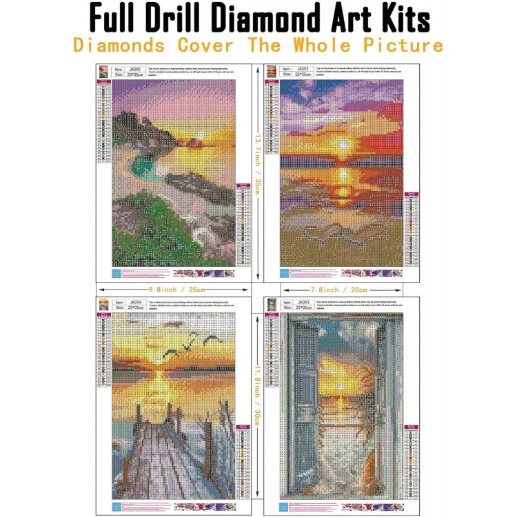 CHWGLFGG Diamond Painting Kits for Adults Beginners,DIY 5D Diamond Art Kits