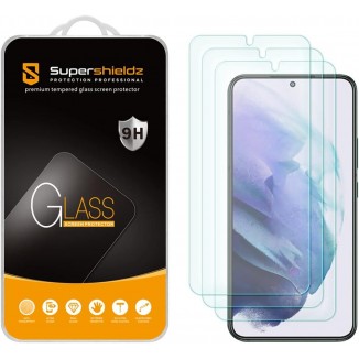 Supershieldz (3 Pack) Designed for Samsung Galaxy S22 5G Tempered Glass Screen Protector, Anti Scratch, Bubble Free