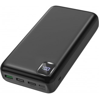 Portable-Charger-Power-Bank - 50000mAh Powerbank PD 30W and QC 4.0 Fast Charging External Battery Pack