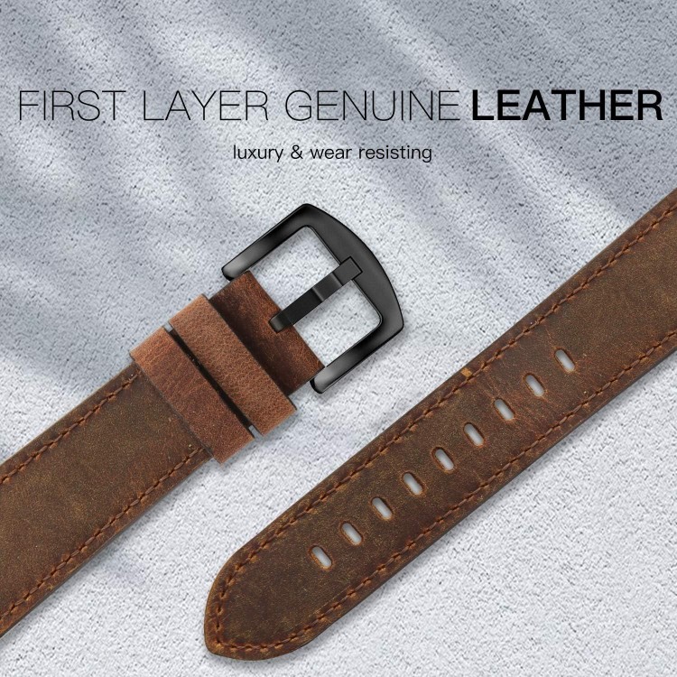 EDIMENS Leather Bands Compatible with Apple Watch