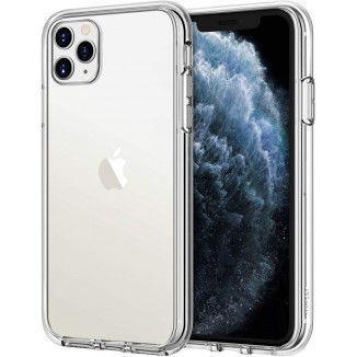 JETech Case for iPhone 11 Pro 5.8-Inch, Non-Yellowing Shockproof Phone Bumper Cover, Anti-Scratch Clear Back (Clear)