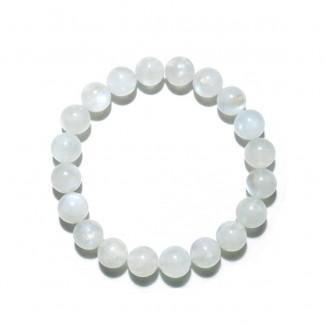 10MM Moonstone Bracelet for Men Women | Fits for 7-7.5 Wrist