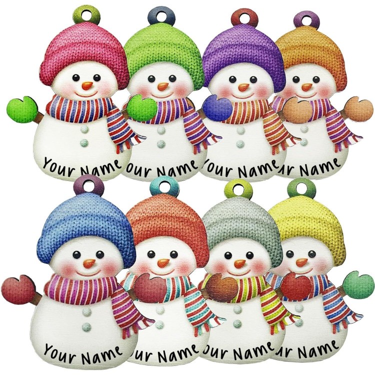 2023 Personalized Christmas Ornaments Set Of 8