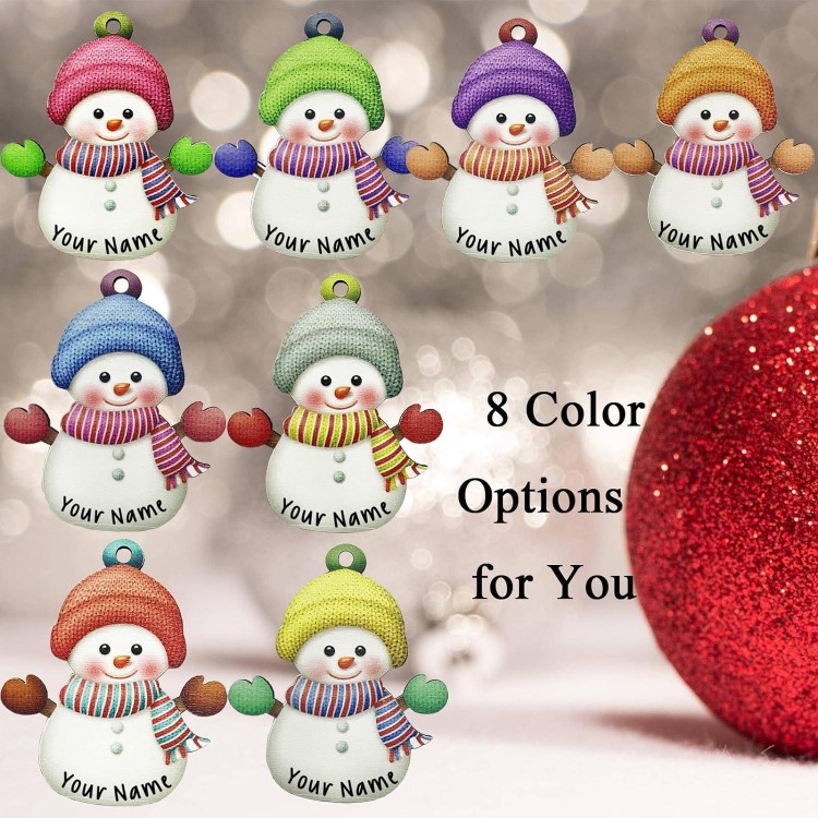 2023 Personalized Christmas Ornaments Set Of 8