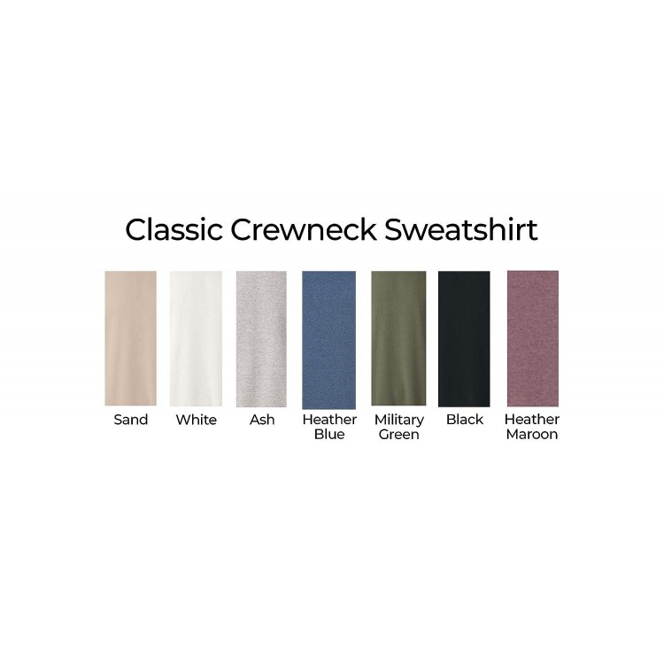 Grandma Women's Long Sleeve Custom Est Crewneck Sweatshirt