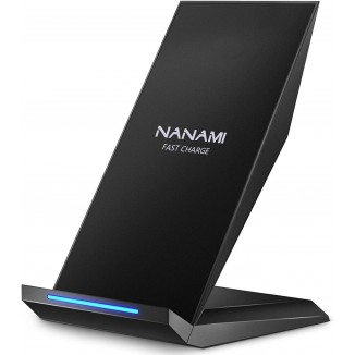 Fast Wireless Charger,NANAMI Qi Certified Wireless Charging Stand