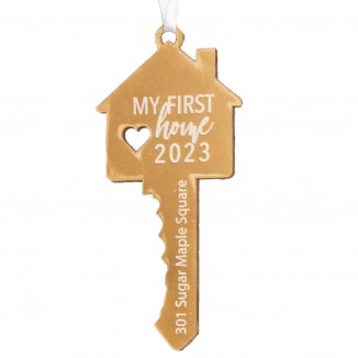 2023 My First Home Key Christmas Ornament | Ships Fast