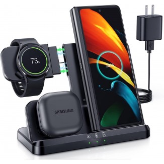 LK Samsung Wireless Charger 3 in 1 Samsung Charging Station