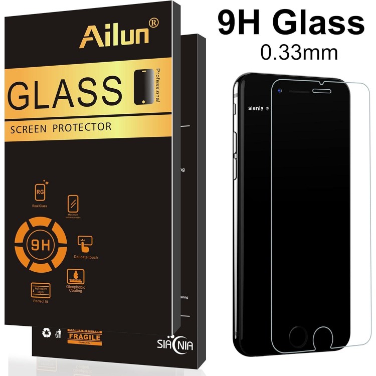 Ailun Screen Protector for iPhone 8 Plus,7 Plus,6s Plus,6 Plus, 5.5 Inch 3Pack Case Friendly Tempered Glass