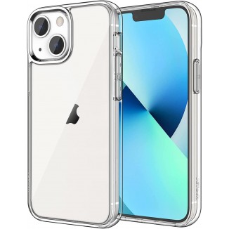 JETech Case for iPhone 13 6.1-Inch, Non-Yellowing Shockproof Phone Bumper Cover, Anti-Scratch Clear Back