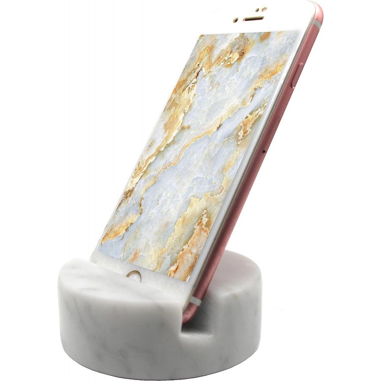 fashciaga Luxurious Marble Cell Phone Stand Holder for Cellphone Tablet