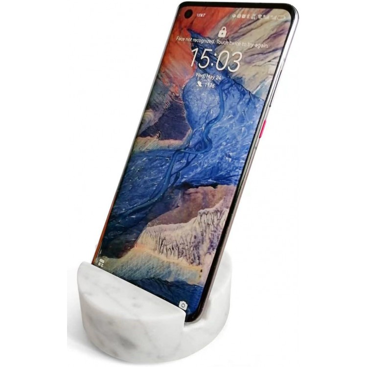 fashciaga Luxurious Marble Cell Phone Stand Holder for Cellphone Tablet