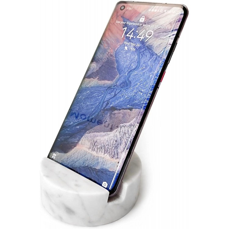 fashciaga Luxurious Marble Cell Phone Stand Holder for Cellphone Tablet