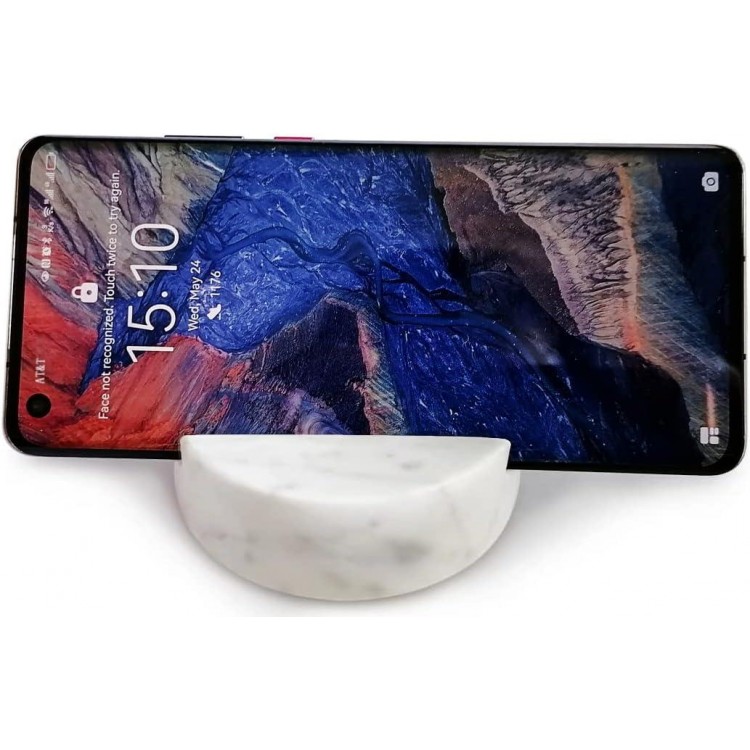 fashciaga Luxurious Marble Cell Phone Stand Holder for Cellphone Tablet