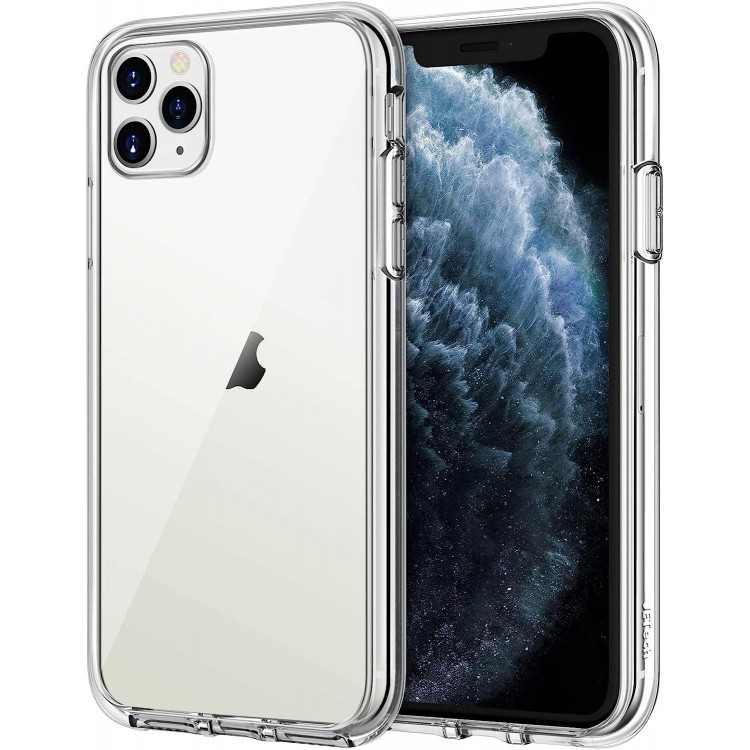 JETech Case for iPhone 11 Pro Max 6.5-Inch, Non-Yellowing Shockproof Phone Bumper Cover, Anti-Scratch Clear Back