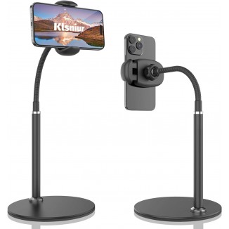 Cell Phone Stand, Adjustable Height & Angle Gooseneck Stand