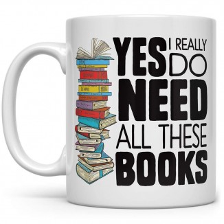Book Lover Mug Gift, Bookish Gifts, Librarian Mug, Bookworm Mug