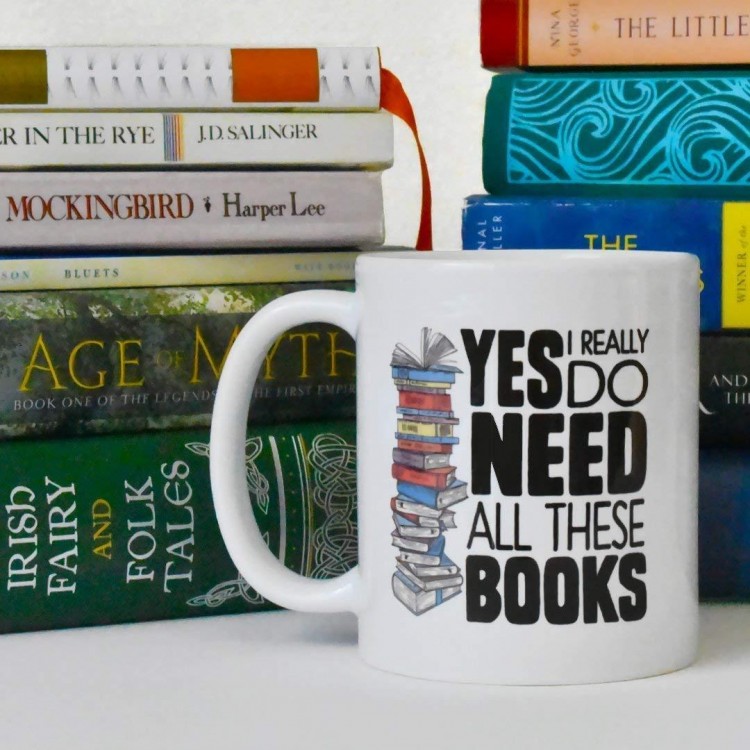 Book Lover Mug Gift, Bookish Gifts, Librarian Mug, Bookworm Mug