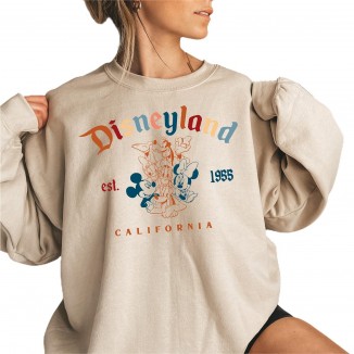 Retro And Friends Est 1955 Sweatshirt, Family Vacation Sweatshirt