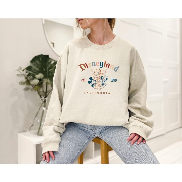 Retro And Friends Est 1955 Sweatshirt, Family Vacation Sweatshirt