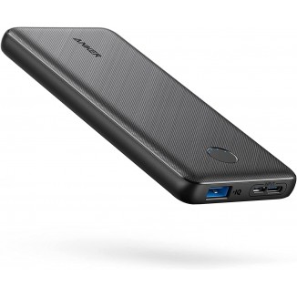 Anker Portable Charger, Power Bank, 10,000 mAh Battery Pack with PowerIQ Charging Technology and USB-C (Input Only)