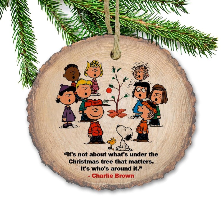 Charlie Brown Christmas Ornament, White Elephant Gifts for Adults