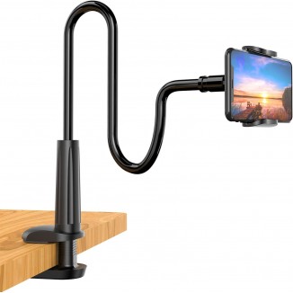 SHAWE Phone Holder Bed Gooseneck Mount - for Bedroom Desk