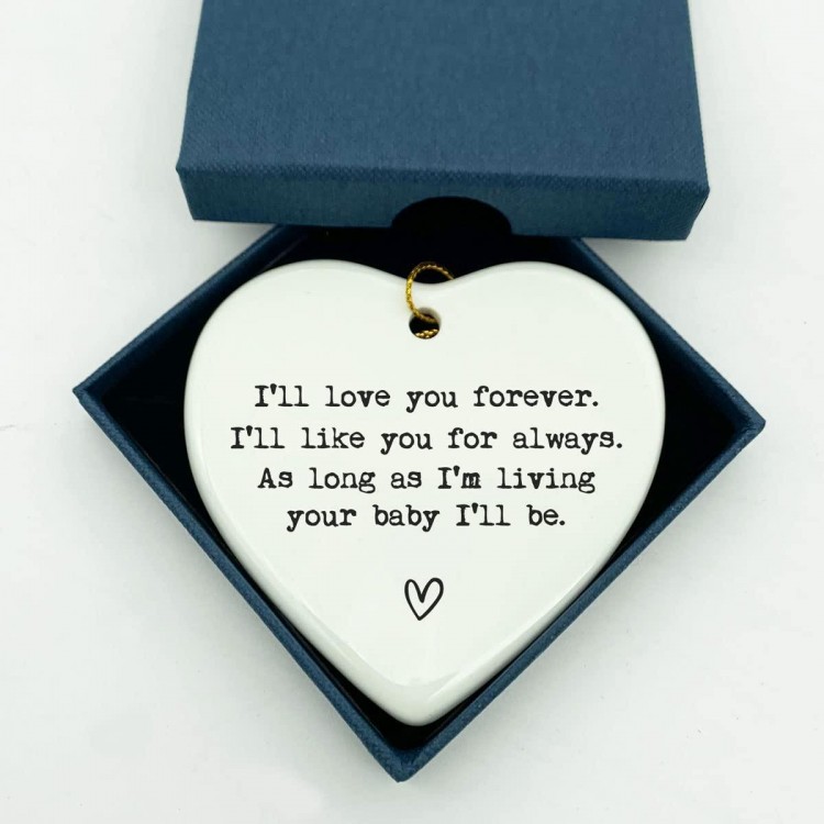 As Long As I'm Living Your Baby I'll Be Mom Gift with Gift Box