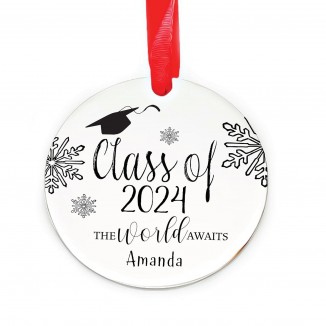 2024 Ornament Gift Graduate College Graduation High School Graduate