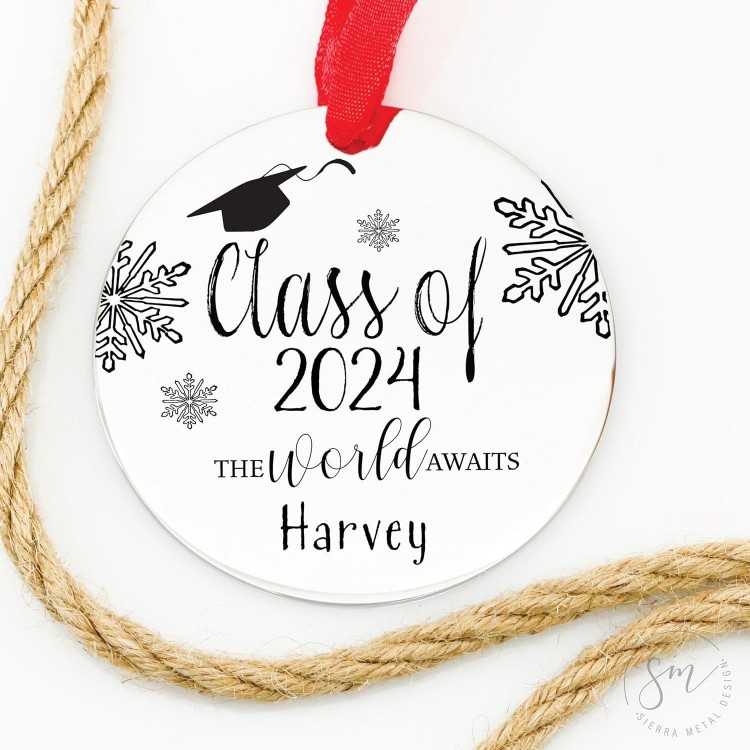 2024 Ornament Gift Graduate College Graduation High School Graduate