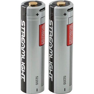 Streamlight 22104 SL-B26 USB Rechargeable Lithium Ion Battery 3.7V 2600mAh X Series Dual Fuel Flashlights, 2-Pack