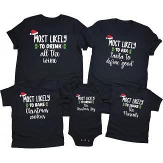 Family Matching Christmas Shirts | Funny Christmas T-Shirts