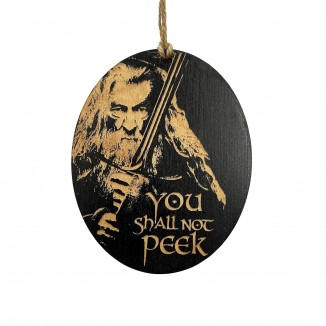 Ornament - You Shall Not Peek - BLACK