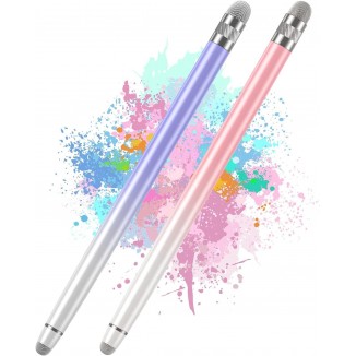 2PCS Stylus Pens for Touch Screens, Compatible with All Screens